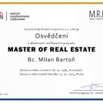 Milan Bartoň - Master of Real Estate