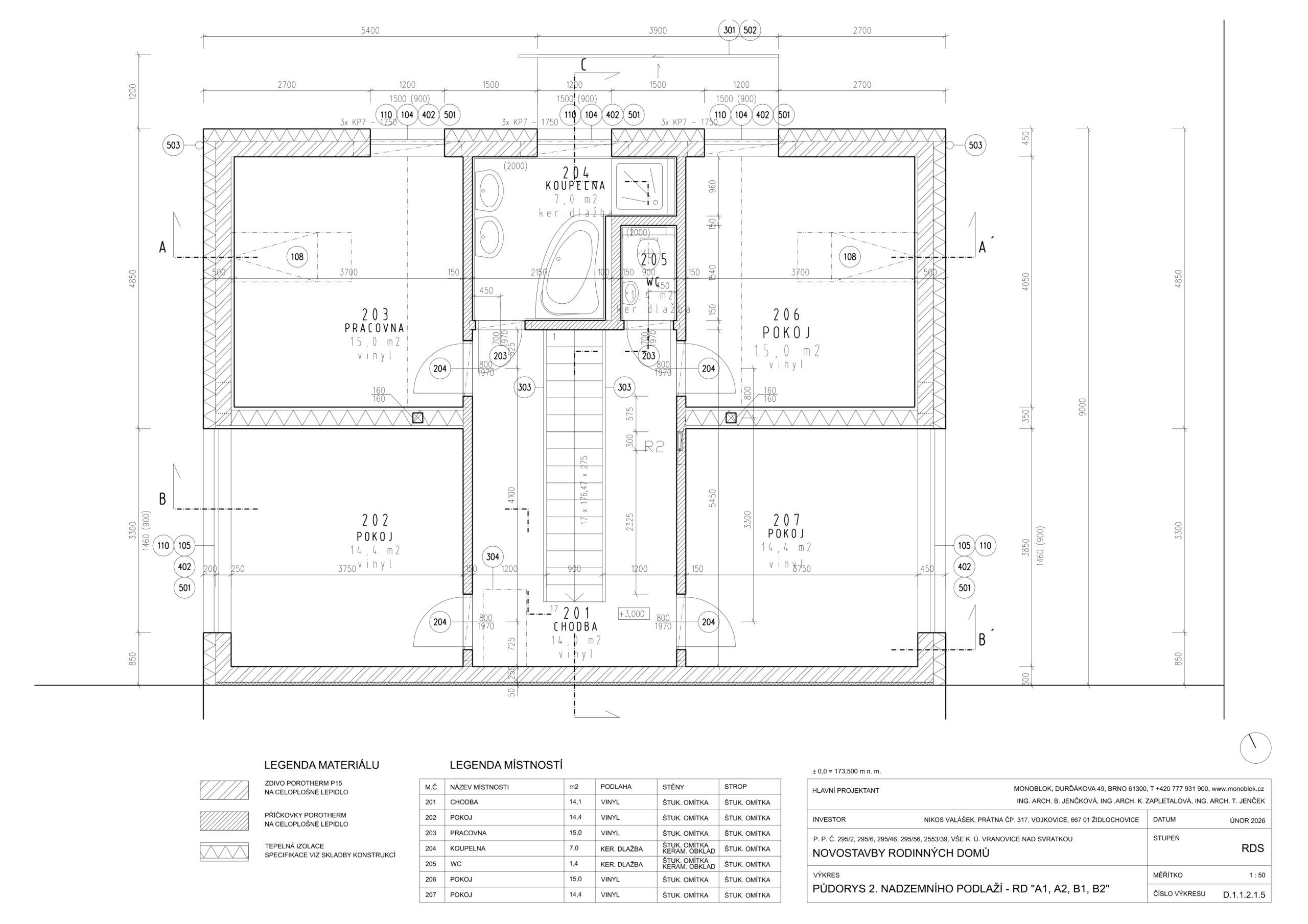 Rezidence Vranovice A1 (pozemek 652 m²)